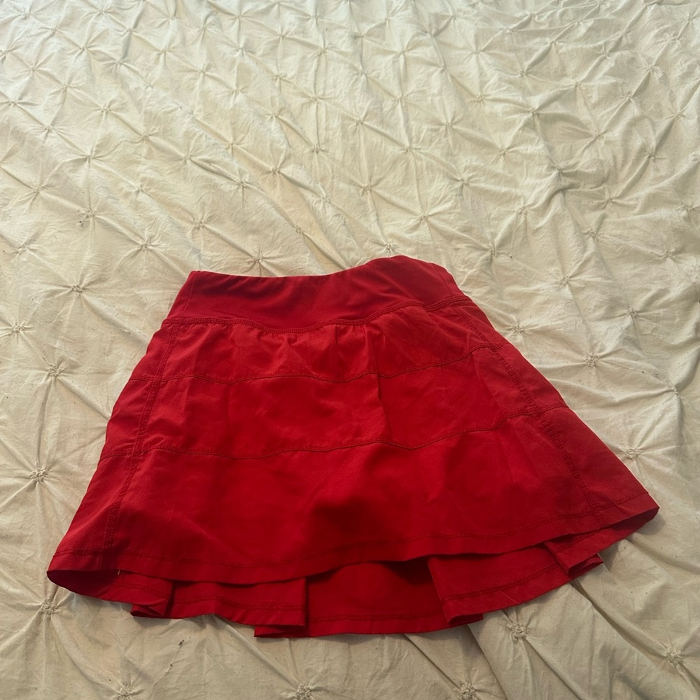 Amazon Women's High Low Red Skirt